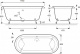 Photo Iron bath Jacob Delafon Cleo 175x80 E2901-00 under painting
