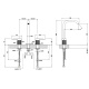 Photo Gessi sink mixer 316 54411#239 stainless steel