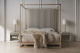 Photo Pinstripe Light Bedroom (King Size)