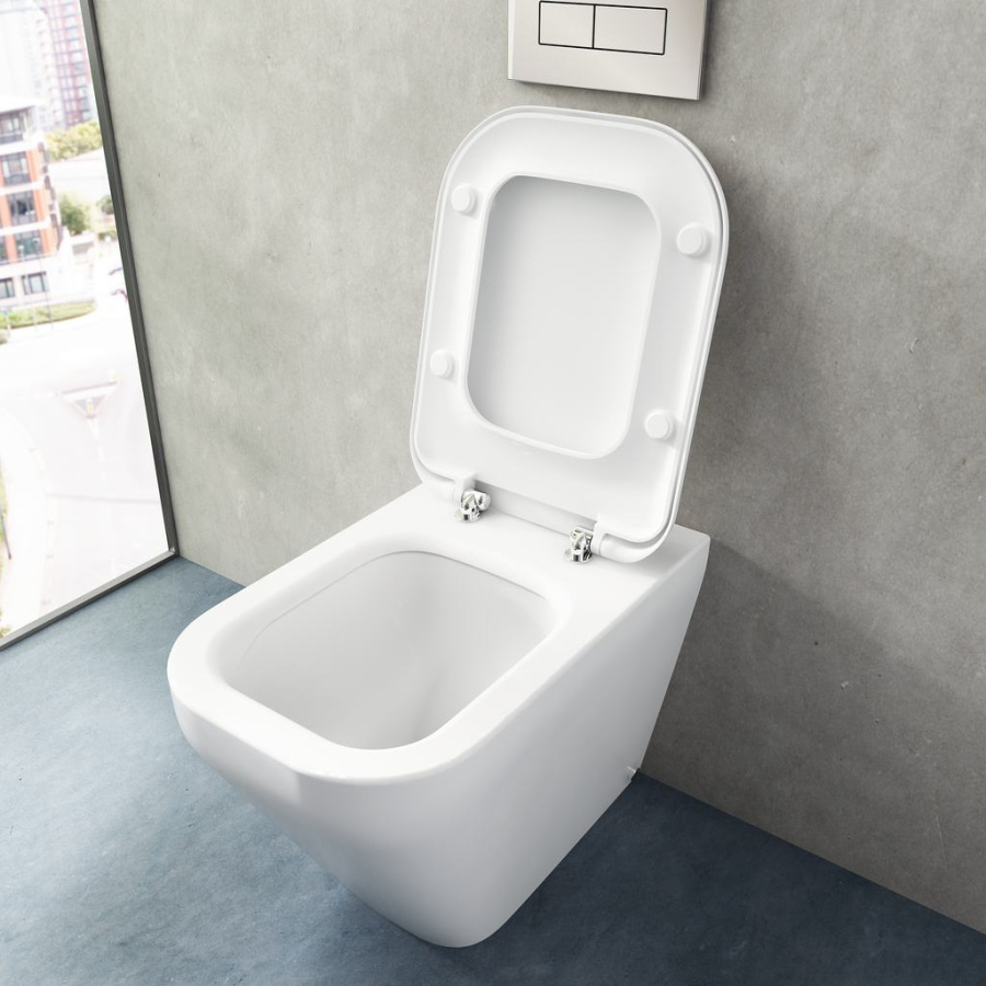 Photo Ideal Standard Tonic II K317301 with microlift seat