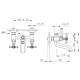 Photo Nicolazzi Teide Metal 1900CR05 Bath Mixer