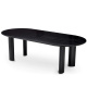 Photo Mogador S dining table (black finish)