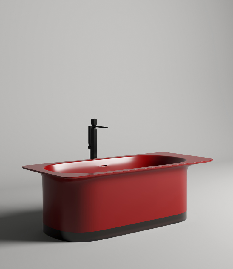 Photo A bath of artificial stone Salini Ninfea 180x82 102721MF