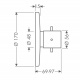 Photo Exterior shower thermostat Axor Starck 10710000