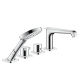 Photo Thermostatic mixer on board the bath Axor Citterio E 36411000 with shower set