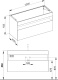 Photo The cabinet under the sink Keuco Stageline 120 32882290000 inox matte