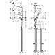 Photo Kitchen mixer hansgrohe Metris Select M71, 240, 2jet, sBox 73817000 with exhaust shower, chrome