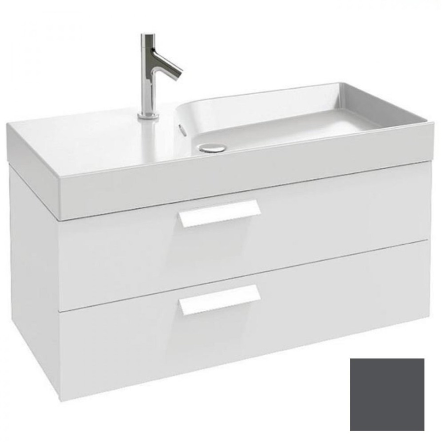 Photo Tumple under the sink 100 cm Jacob Delafon Rythmik EB1304-N14 gray anthracite