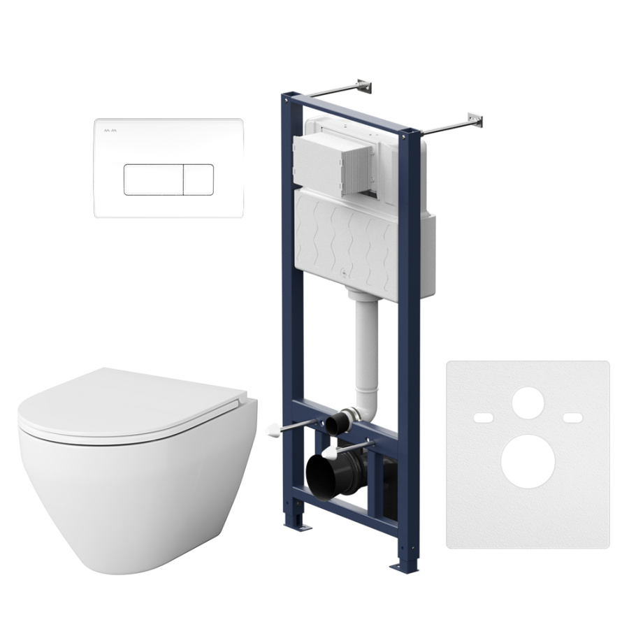 Photo Installation kit with toilet and key AM.PM Spirit 2.0 IS48001.701700 white