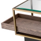 Photo Roxton side table (brass)