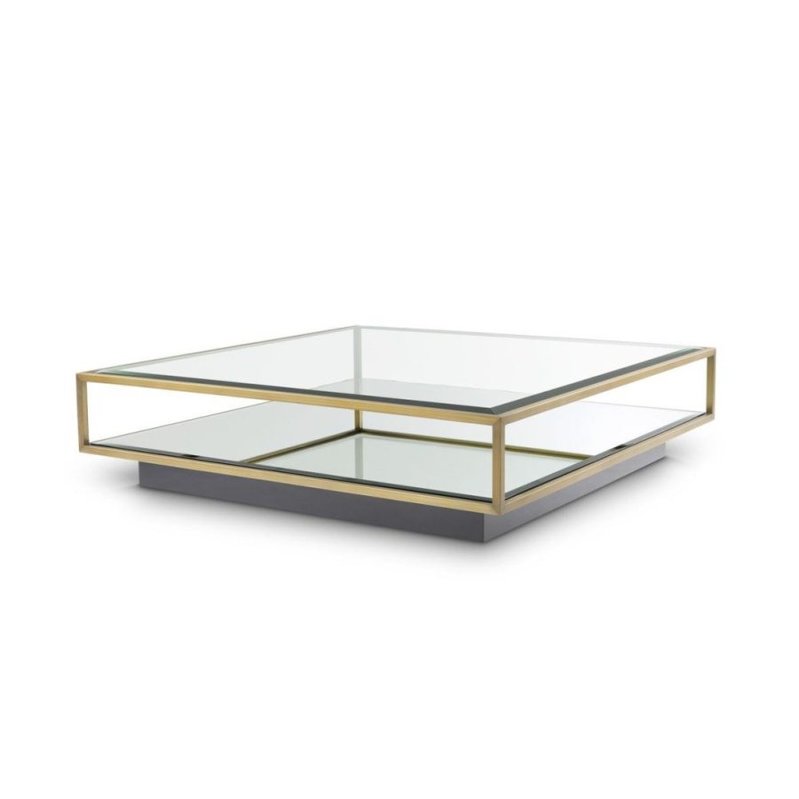 Photo Tortona L coffee table (brass)
