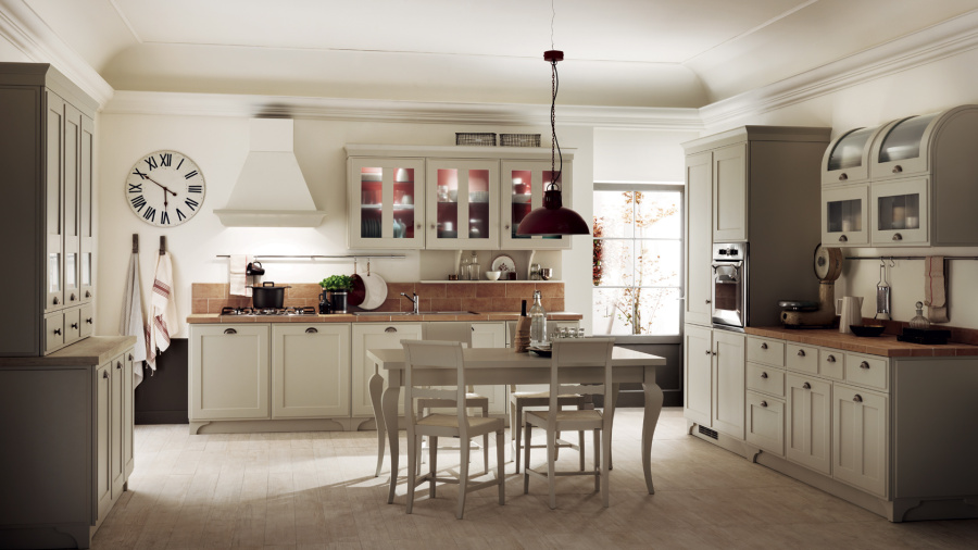 Photo Scavolini Favilla kitchen straight 330cm