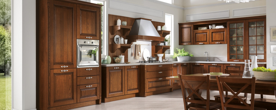 Photo Stosa Saturnia kitchen straight 375cm