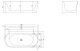 Photo Acrylic bath BelBagno BB409-1700-800