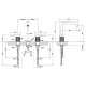 Photo Gessi sink mixer 316 54412#239 stainless steel