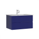 Photo Orka Moonlight sink cabinet 90 5001498 blue matte/white