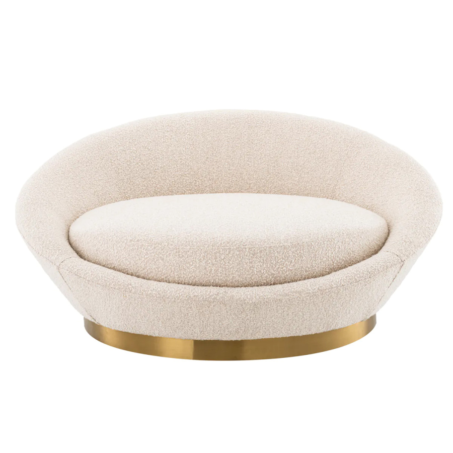 Photo Duardo sofa (round, cream)