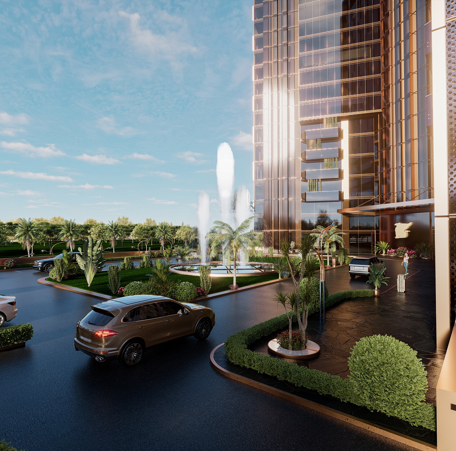 Luxury apartments on the shore of the Bosphorus