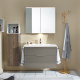 Photo Burgbad Eqio sink cabinet 95 SEYQ093F2010C001*1 gray glossy
