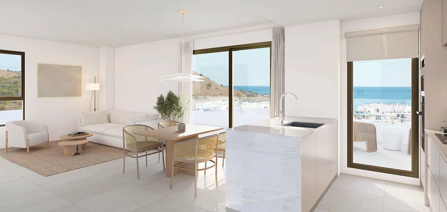 Apartment in a new building Luxury apartments a couple of meters from the beach in Villajoyos