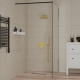Photo Shower kit Paini Cox 78PJSET26911THSH gold matte