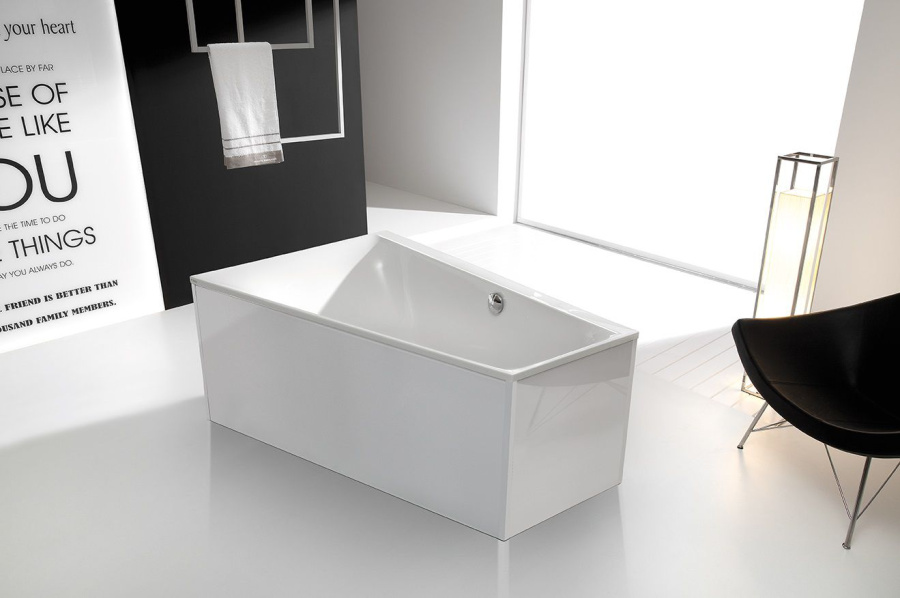 Photo Acrylic bath Hoesch Thasos Right Length 175 Cm 3748.010
