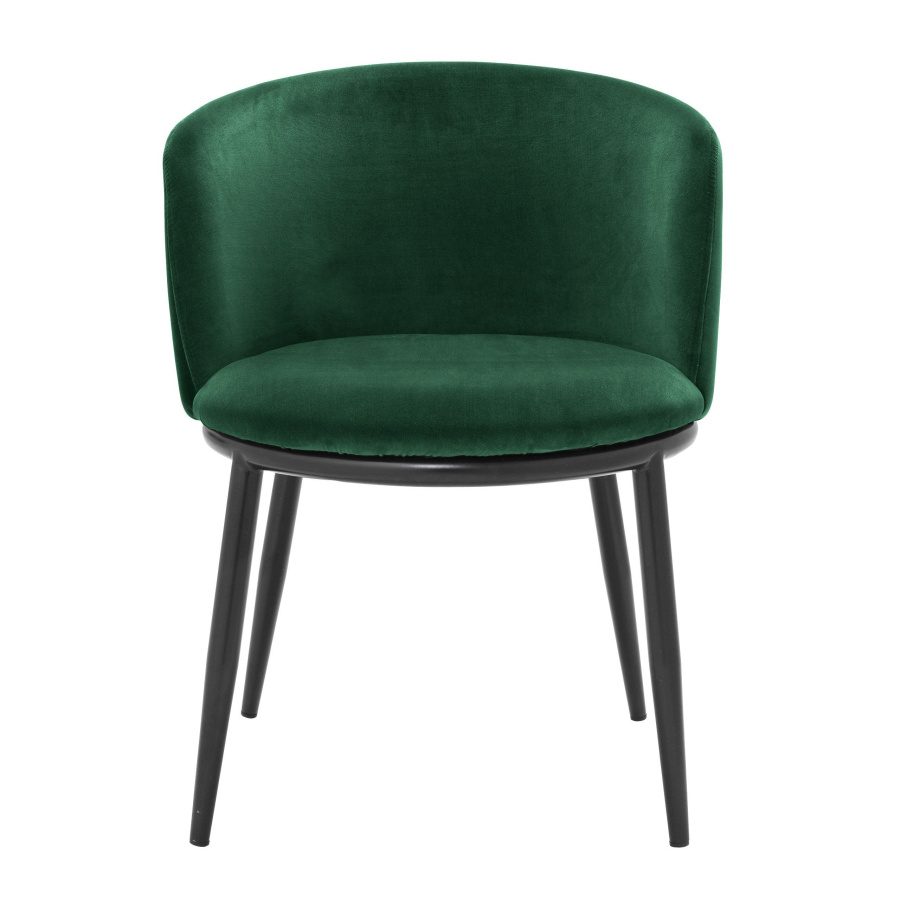 Photo Set of two FILMORE dining chairs (Green)