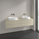 Photo The cabinet under the sinks of Villeroy & Boch Antao 160 L28110HJ silk gray matte varnish