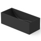 Photo freestanding bath Dea Design Modern 158x68x58 DD8607 1580 16 black