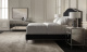 Photo Fontainebleau Platform bed (smoky grey finish, Queen Size)
