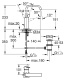 Photo Grohe Allure sink mixer 32146000