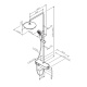 Photo shower column AM.PM Inspire V2.0 F0750A522 with thermostat matte black