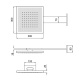 Photo Almar E044277.MB overhead shower matte black