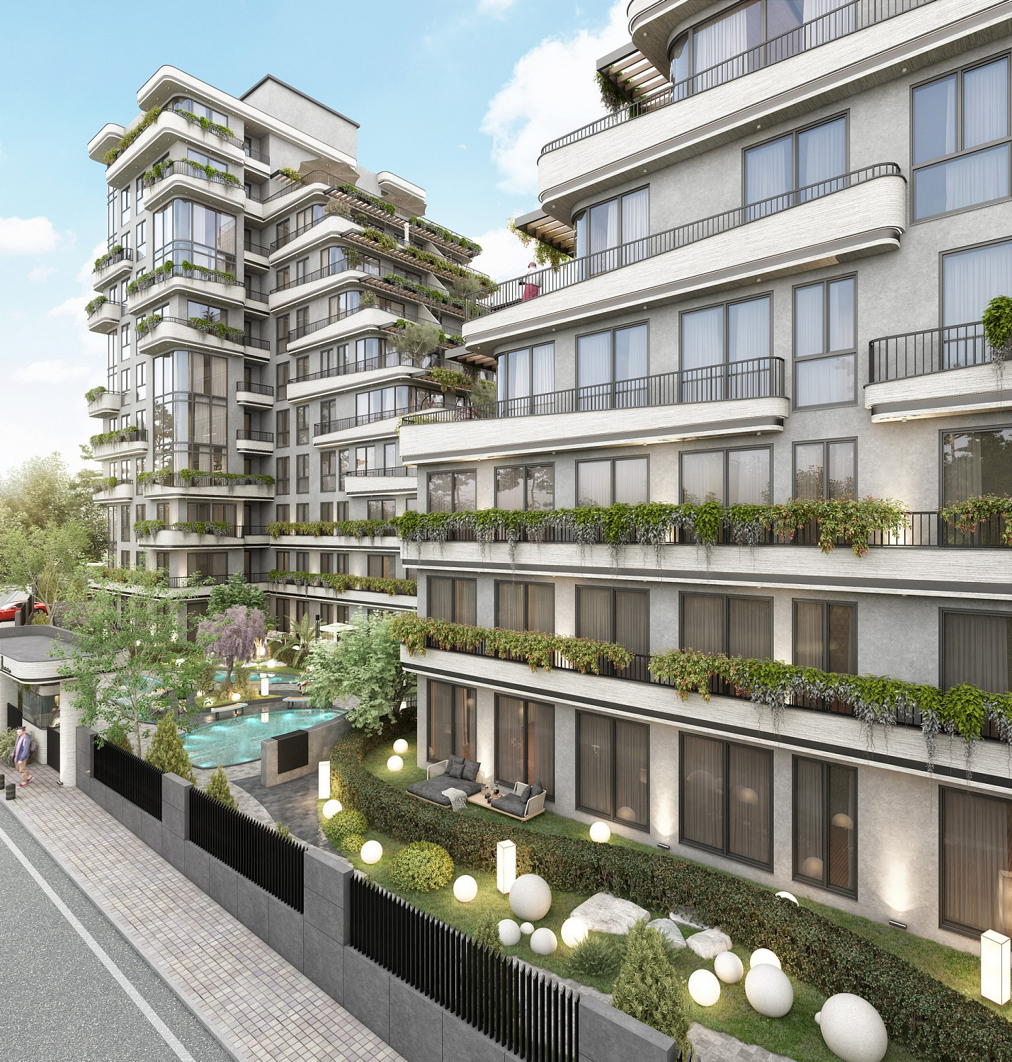 Cozy residential complex in the green zone