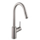 Photo Kitchen mixer hansgrohe Talis M52 73864800 with exhaust pour, steel