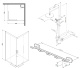Photo Shower set AM.PM Gem 90x90 WK90DF