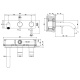 Photo Gessi sink mixer 316 54136#707 black matte