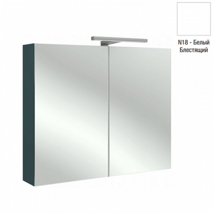 Photo Mirror cabinet 80 cm Jacob Delafon EB796-N18, white shiny