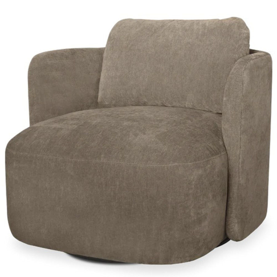 Photo Leyla rotating chair (light brown)