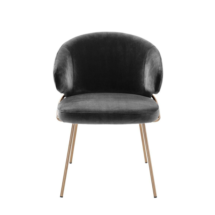 Photo Kinley dining chair (dark grey)