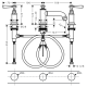 Photo Axor Montreux sink mixer 16535820 grinded nickel