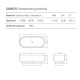 Photo Dea Design Shadow 170x72x56 DD8675 1700 18 white