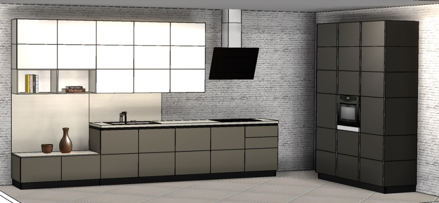 Photo Scavolini Tetrix Kitchen Direct 420cm