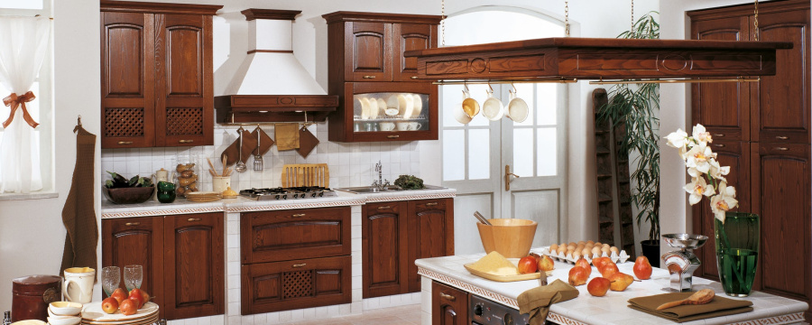 Photo Stosa Focolare kitchen straight 335cm