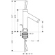 Photo Axor Starck sink mixer 10117000