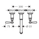 Photo Axor Montreux sink mixer 16534340 grinded black chrome