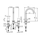 Photo Fantini Venezia 29 02 N404SW sink mixer