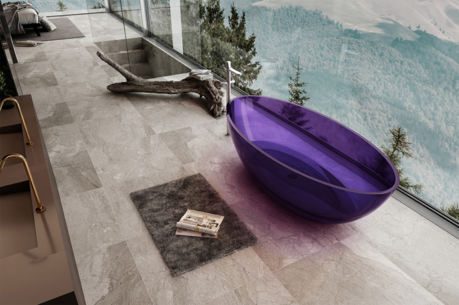 Photo Abber Kristall 180x85 AT9702Amethyst Amethyst
