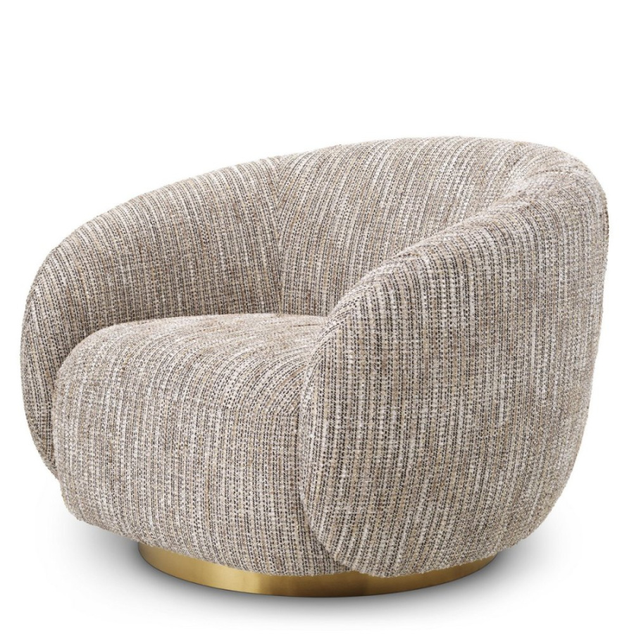 Photo Revolving Brice chair (gray-beige)