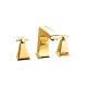 Photo Nicolazzi Margherita 1008GO38 gold sink mixer